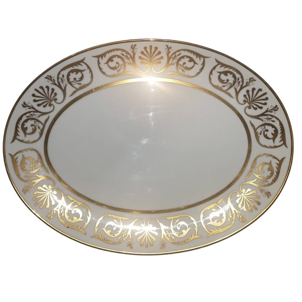 Palazzo Anthemion 8271 Japan Art Deco 16.5 Large Oval Platter Tray